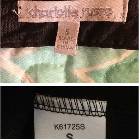 Charlotte Russe Black peplum mini skirt- Medium - Picture 7 of 9